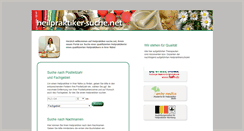 Desktop Screenshot of heilpraktiker-suche.net